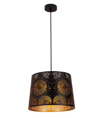 CLA PENSHADE Interior Slanted with Laser Cut with Starburst Pattern Pendant Lights