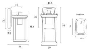 Telbix Reese EX18 Outdoor Wall Lamp