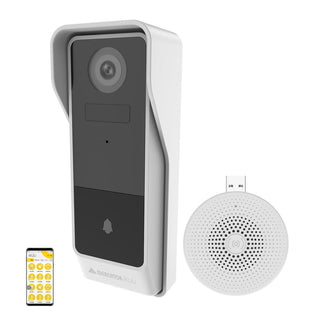 Mercator Smart Wi-Fi Rechargeable Video Doorbell