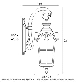 Telbix Shelton Exterior Wall Light