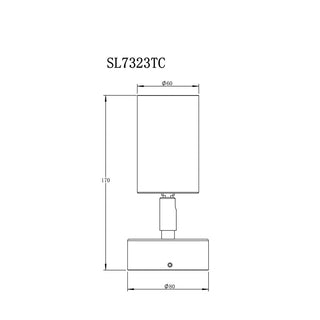 SAL Bondi II SL7323/TC 5W IP65 LED architectural wall luminaires