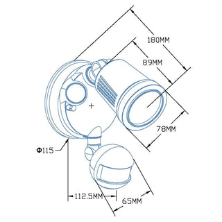 SAL Stargem IV SES7070/1TC with sensor - 12W