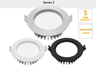 Mercator Optica Trio 10W Recessed Lens LED Downlight Tri-Colour