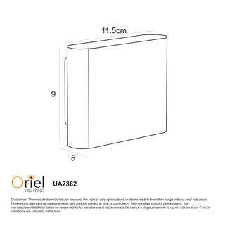 Oriel Wash 2x3 Up/Down LED Wall Washer