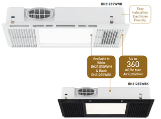 Mercator Mercury 3-in-1 PTC Bathroom Heater