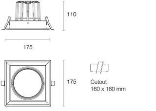 Trend MIDILED XMC125 25W LED Downlight