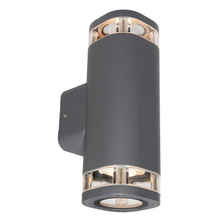 BRILLIANT GLENELG AMBIENT UP/DOWN WALL LIGHT 2X4W GU10 WW LED