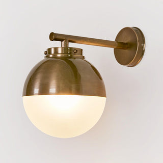 EMAC&LAWTON Carrington Outdoor Wall Light Antique Brass