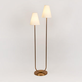 EMAC&LAWTON Aspen Floor Lamp Antique Brass