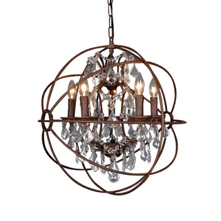 EMAC&LAWTON Sundance Chandelier Medium Rust