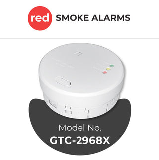 Red Carbon Monoxide Alarm GTC-2968X