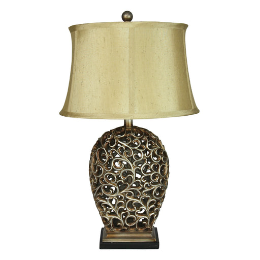 Oriel Lighting DONATI Classically Styled Table Lamp with Harp Shade Silver