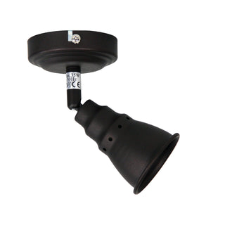 Oriel Lighting NORTON 1 Vintage Spotlight LED Ready in Rubbed Bronze Black