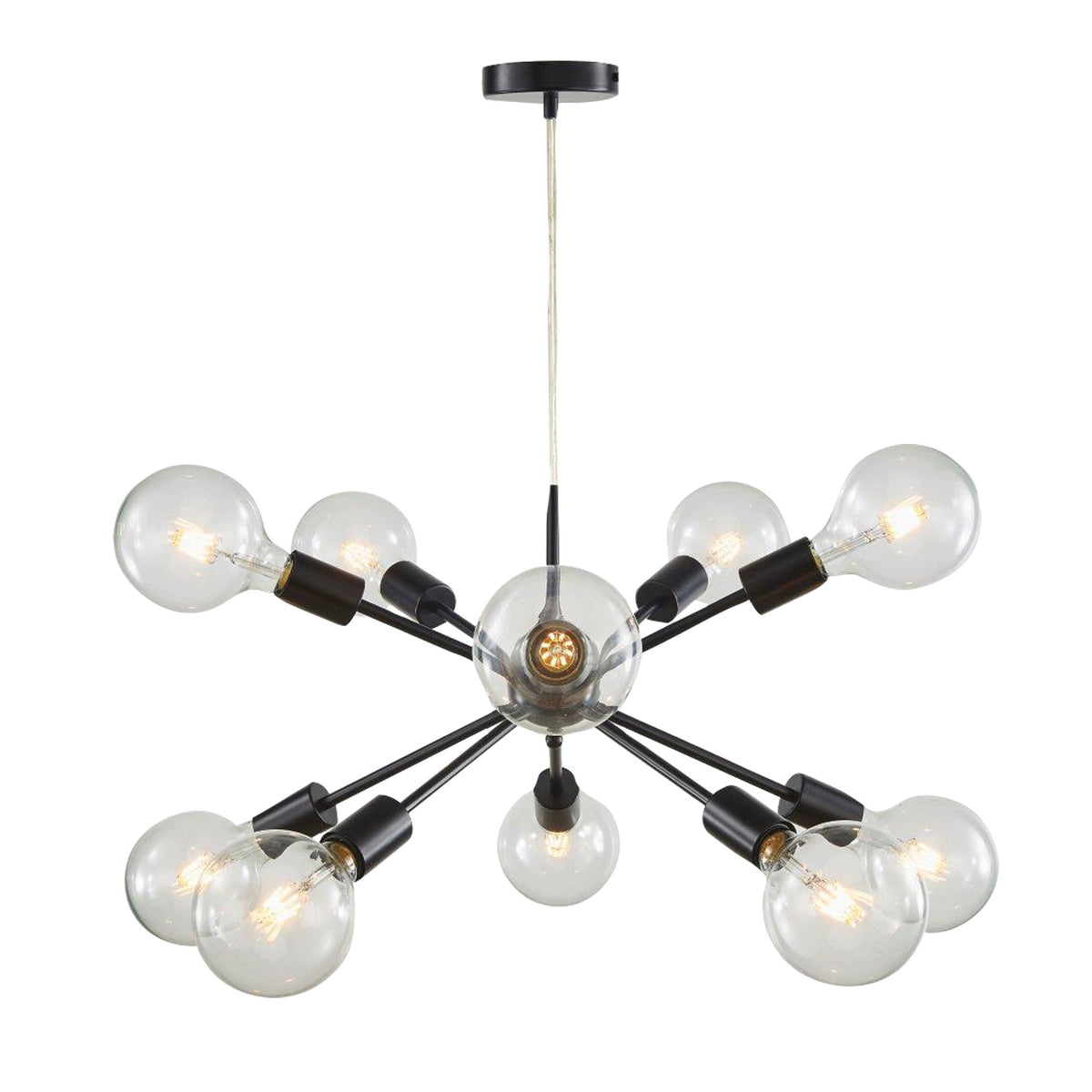 Sputnik black deals ceiling light