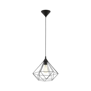 Eglo Lighting TARBES pendant light LED filament globes Black