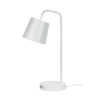 Oriel Lighting HENK Metal Desk Lamp with USB Socket