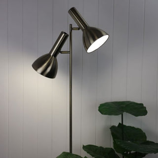 Oriel Lighting VESPA  Mid-century Twin Floor Lamp