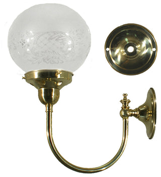 Lighting Inspiration Luke 1Lt Wall Bracket Brass