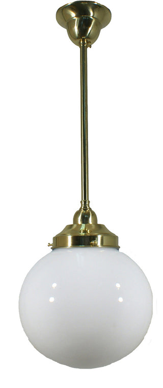 Lighting Inspiration Sphere Rod Pendant Brass