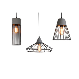 CABA Cement/Black Pendant by VM Lighting