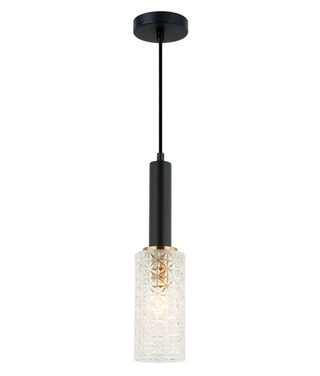 CLA CLEO Interior Oblong Cut Glass Pendant Light