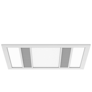 Modura Slender 3 in 1 Bathroom Heater Exhaust Fan and Light 1000w Halogen