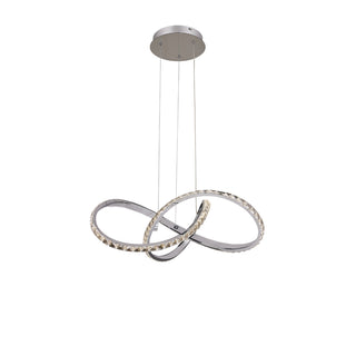 Lexi Lighting Diamanto Dimmable LED Pendant Light Chrome