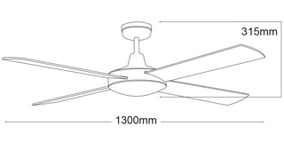 Martec Lifestyle 52″ Ceiling Fan