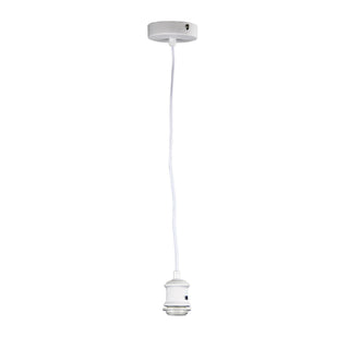 Oriel Lighting Albany Cord Vintage White Suspension