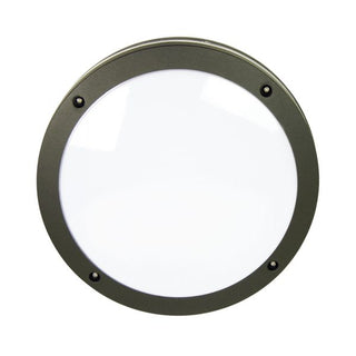 TONATO PLAIN Graphite IP54 Outdoor Bulkhead Light