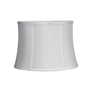 Oriel Lighting 35cm Harp Mount Off-White Shantung Empire