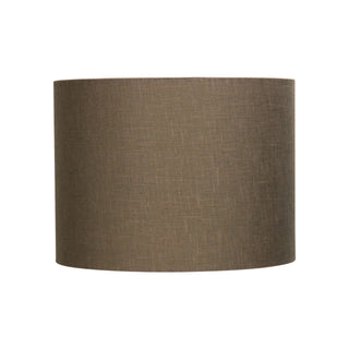 Oriel Lighting 30cm Drum Coffee Burlap Shade