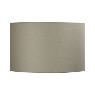 Oriel Lighting 40cm Drum Canvas Burlap Shade