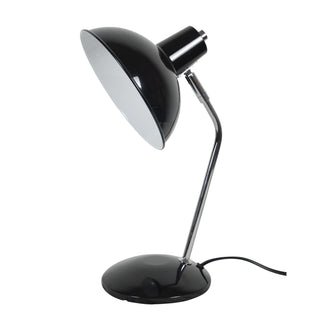 Oriel Lighting Thea Desk Lamp Black & Chrome