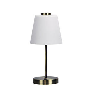 Oriel Lighting Erik Touch Lamp Antique Brass 3-Stage Touch