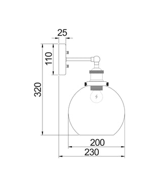 CLA PESINI Interior Wine Glass Highlight Wall Lights