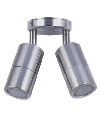 CLA Gu10 Double Adjustable Exterior Wall Pillar Lights