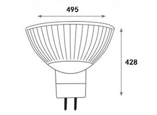 Pro Light Club Cast Aluminum 3W LED Spotlight MR16 12V