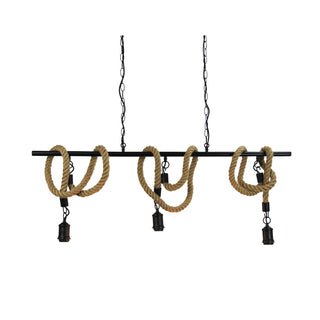 Oriel Lighting Rope.3 Triple Pendant 1200 Suspension Black