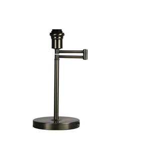 Oriel Lighting Kingston Swing Arm Table Lamp Base Ant Brass