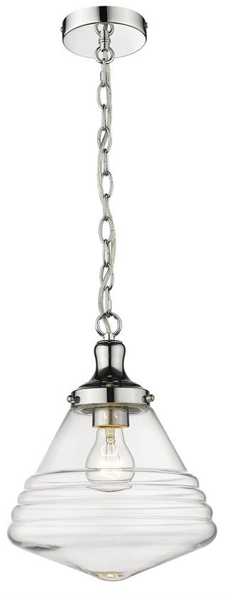 Lighting Inspiration Spacey Small Chrome Clear Pendant