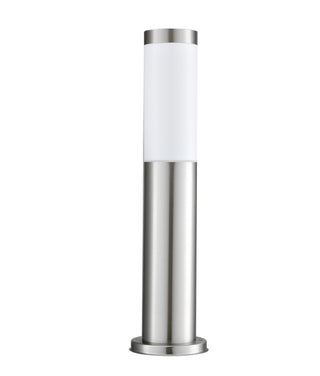 CLA TORRE Exterior E27 Surface Mounted Bollard Lights Stainless Steel IP44