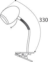 Mercator Sara Clamp Lamp