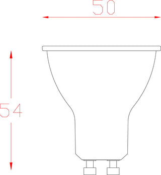 PHL GU10 B-6 COB LED Globe