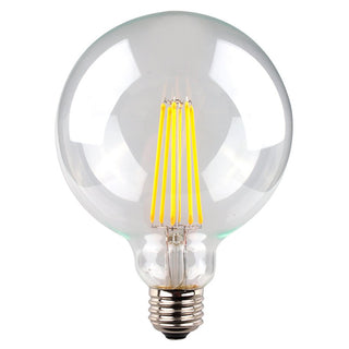 8 WATT DIMMABLE LED FILAMENT CLEAR SPHERICAL LG125 SAL