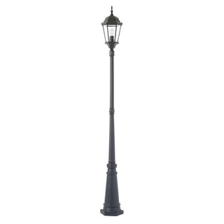 Yarra Exterior Large Post Top Black Mercator