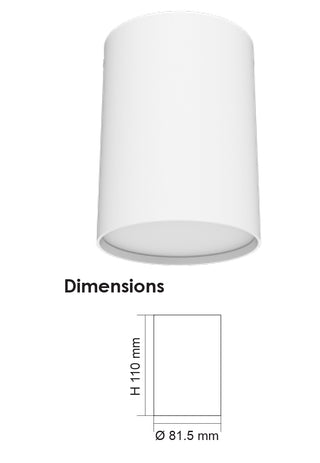 SAL Tradegem S9141TCSM 9W Surface Mount LED Downlight