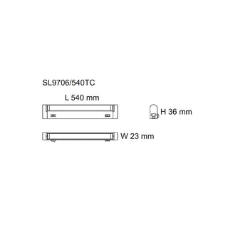 SAL Slimline Seamless TC Linkable LED BATTEN SL9706