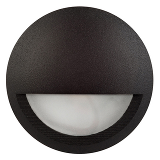 Matt Black LED Surface Mounted Eyelid Step Light HV2961BLK Havit Lighting